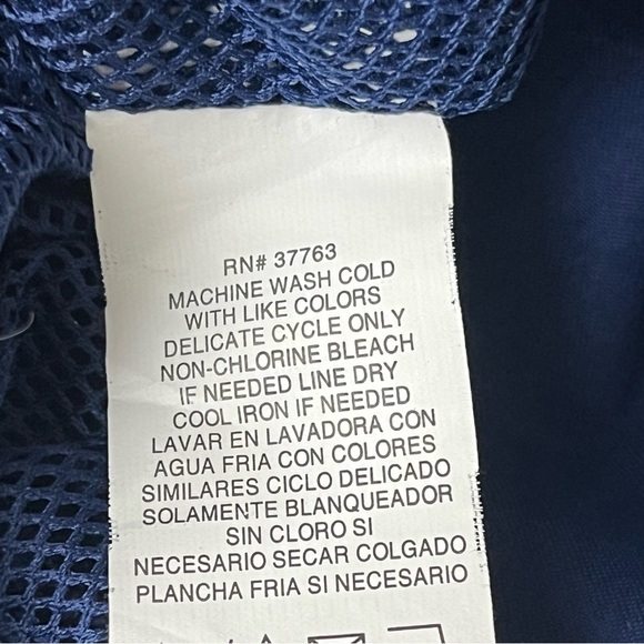 PGA Tour Jacket Mens M Blue Golf Tennis Outdoor Gorp Wind Breaker Elastic Waist - Picture 7 of 9